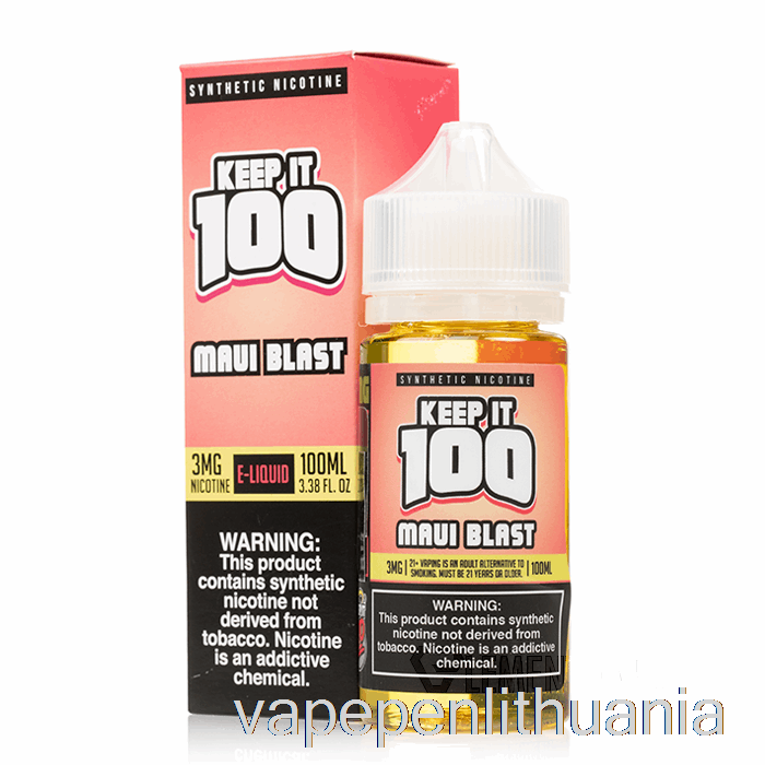 Maui Blast - Keep It 100 E-liquid - 100ml 6mg Vape Skystis
